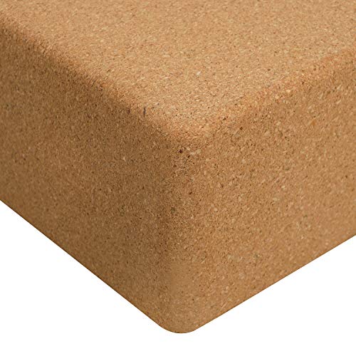 Hossejoy Cork Wood Yoga Blocks, Support Brick to Deepen Poses