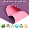 DAWAY Wide Thick TPE Yoga Mat - Y8 Eco Friendly Pilates Mats
