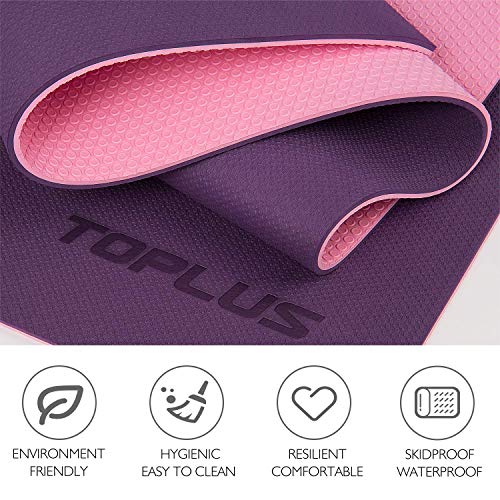 51lKJn-KijL TOPLUS Yoga Mat - Upgraded Thick Yoga Mat