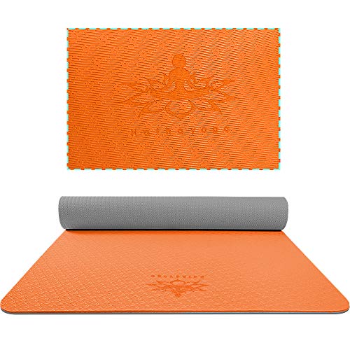 Hatha Yoga Extra Thick TPE Yoga Mat - 72"x 32" Thickness