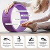 Yoga Wheel Set Foam Roller Perfect for Back Pain Backbends