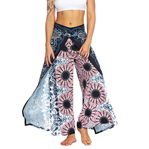 51m-3rE9JwL.SL1500 Pants Wide Leg Palazzo Slit Yoga