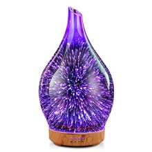 Essential Oil Diffuser 3D Glass Aromatherapy Ultrasonic Humidifier