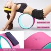 Mifly Yoga Wheel Set 4-in-1, 1Sturdy Back Roller Stretcher
