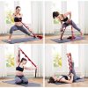 Acenilen Yoga Strap with Door Buckle, 12 Loops Yoga Stretch Strap