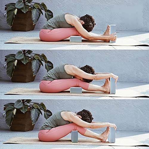 Yoga Practice with Yoga Blocks and Strap Combo - Match Your Mood with Best-Selling Colors