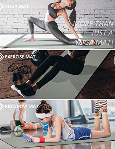 Extra Thick Yoga Mat Double-sided Non Slip