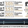 Premium Large Yoga Mat - 6' x 4' x 8mm Extra Thick, Comfortable