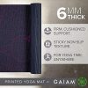 Gaiam Yoga Mat Premium Print Extra Thick Non Slip Exercise
