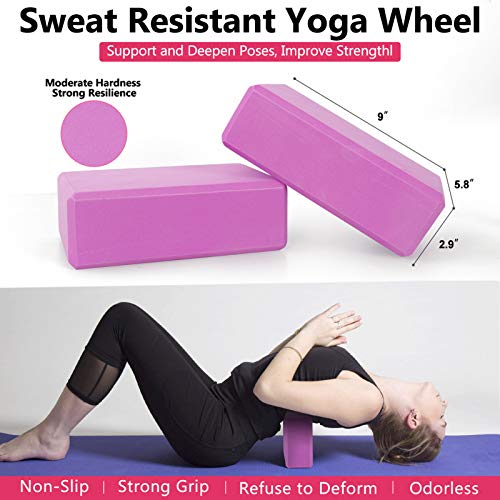 51nQgmNgf5L π§ββοΈ Ultimate Yoga & Back Relief Set β 11-in-1 Yoga Wheel Kit for Stretching & Strengthening! πͺβ¨