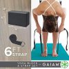 Yoga Practice with Gaiam Yoga Block + Yoga Strap Set - Achieve Deeper Poses and Increased Range of Motion! 🧘‍♂️🔗
