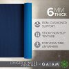 Gaiam Yoga Mat Premium Solid Color Reversible Non Slip