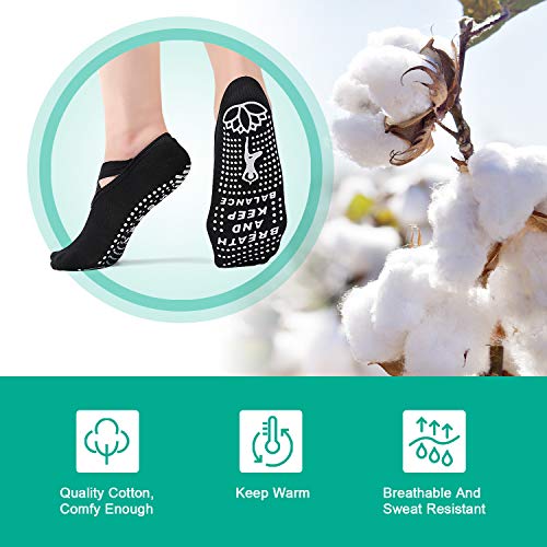 51oDIQuBs7L SEVENS Yoga Socks for Women Non Slip Grip Socks