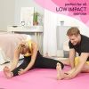 Pink Large Yoga Mat Extra Thick Gym
