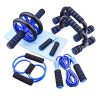 Lixada 6-in-1 AB Wheel Roller Kit with Push-Up Bar