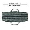 Kindfolk Yoga Mat XL Duffel Bag Extra Large Patterned Canvas