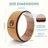 Cork Yoga Wheel Back Pain Stretching Backbends