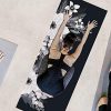 Yoga Towel,Hot Yoga Mat Towel with Corner Pockets Design