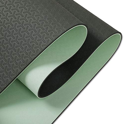 51p9uCaFsaL.SL1500 wwww Yoga Mat Extra Thick 1/4, 1/3 Inch Non Slip Yoga Mats