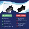 Skyba Non-Slip Socks for Women - Enhance Your Grip in Yoga, Barre, Pilates, or Any Slippery Surface - 2 Pairs (Women's Shoe 9.5-11/Men's 8-9.5)