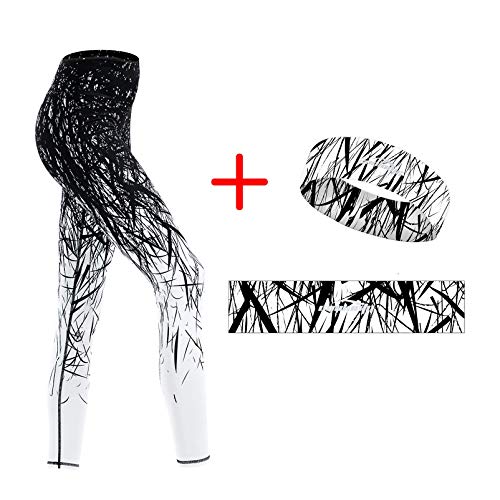 51pNWKAQi9L Women's High Waist Leggings with Headband & Hidden Pockets - Perfect for Yoga, Fitness, Running & Everyday Wear 💪