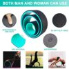Yoga Wheel 3 Pack - Back Pain Relief Kit with Fitness Straps, Various Sizes for Complete Body Exercises, Includes Yoga Wheel Bag