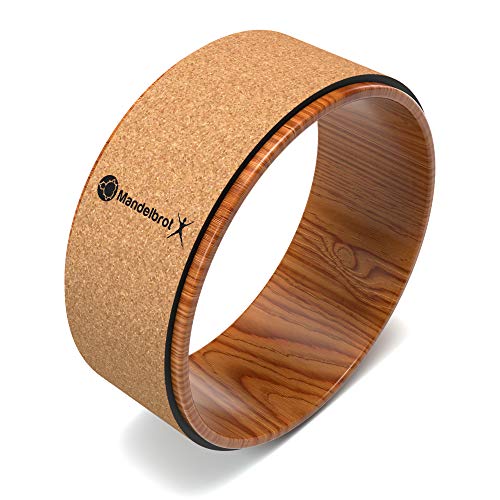Mandelbrot X Cork Yoga Wheel | Stretching and Back Pain Relief 1 Mandelbrot X Cork Yoga Wheel | Stretching and Back Pain Relief