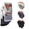 Yoga Pilates Toeless Half Toe Socks with Grips, Barre, Dance