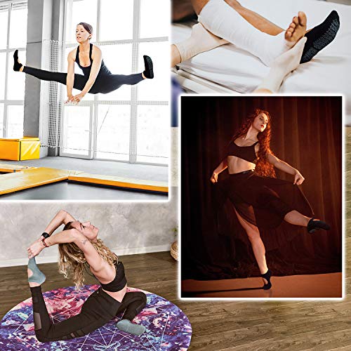 51qKPtzJYoL Non Slip Grip Yoga Socks for Women with Cushion for Pilates