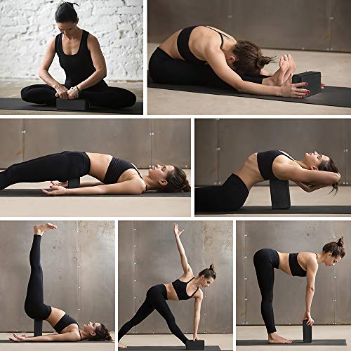 51qOgXkTZIL Yoga Block Combo Set Improve Stability and Balance