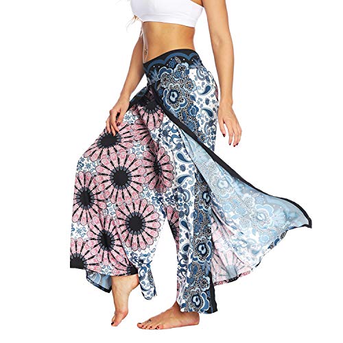 51qQKoYKA8L.SL1500 Pants Wide Leg Palazzo Slit Yoga