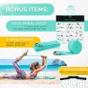 Liive Energy Yoga Wheel, Straps Set - Plexus Wheel