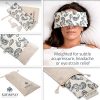 SANSEVO Aromatherapy Lavender Eye Pillow - Rose Quartz