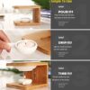 Singeek 100ML Ceramic Tea Light Holder