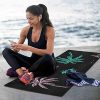 Yoga Mat Fitness Exercise Mat - Island Black Eco Friendly Workout Pad