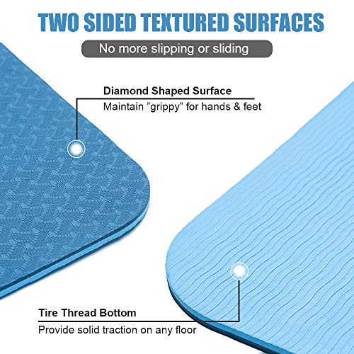51r5eHCdWyL Lixada Eco Friendly Non Slip Yoga Mat,Body Alignment System