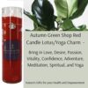 Red Candle - Lotus/Charm - Meditation, Spiritual