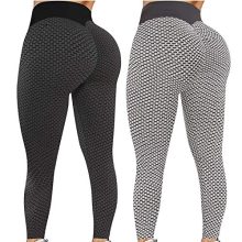 2 Pack TikTok Leggings, High Waist Yoga Pants for Women