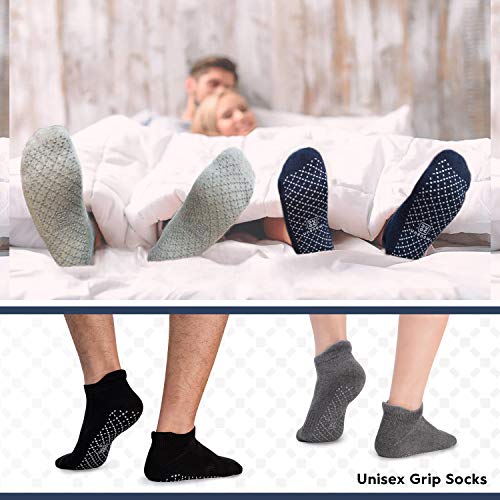 51rext8yE7L.SL1500 Stay Grounded in Style: Unisex Non-Slip Grip Socks for Yoga and More