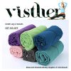 Visther Microfiber Yoga Mat Towel Non-Slip