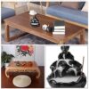 Extrapins Incense Burner Set,Ceramic Backflow Cones Sticks Holder