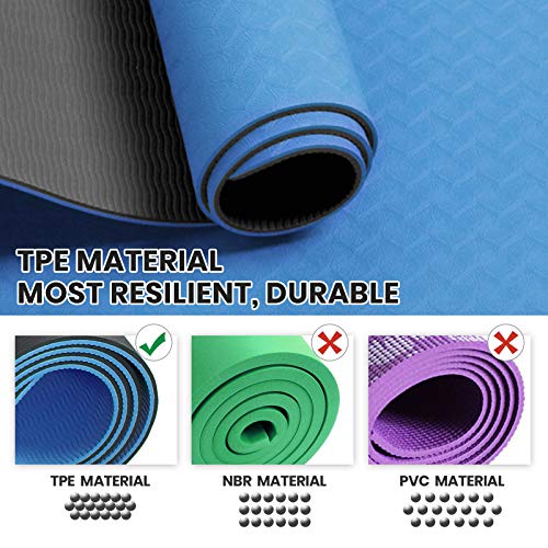 51sVeB9WQLL XGEAR Yoga Mat with Carrying Strap