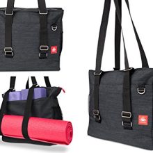 LUCKAYA Yoga Mat Tote Bag/Backpack: Multi Purpose Carryall Bag