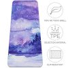 Yoga Mat, Forest Trees The Night Sky Landscape