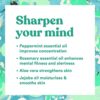 Peppermint & Rosemary Aromatherapy Mist for Focus, Clarity, and Refreshment – Ideal for Face, Body, Rooms & Linens