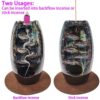Ceramic Waterfall Incense Burner,Backflow Incense Holder