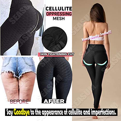 51tKLViLRBL SEASUM Women's High Waist Yoga Pants