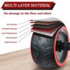 MOVTOTOP 3-in-1 Ab Wheel Roller Kit with Knee Mat and Jump Rope