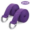 MoKo Yoga Strap Belt, Stretching Exercise Fitness Bands 6ft