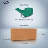 Yoga Block Plus Strap with Metal D-Ring